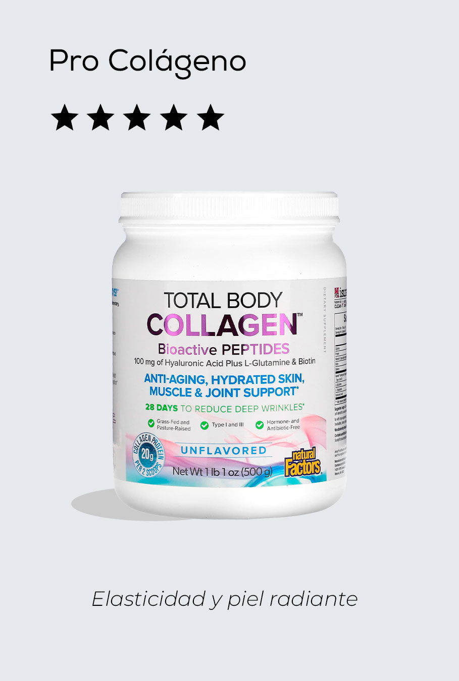 Colágeno Nutriolam – Péptidos Verisol®
